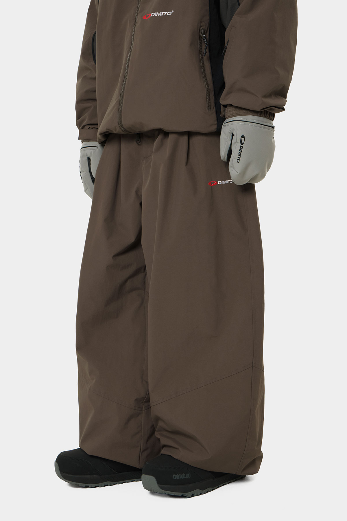 26 AIR FORCE BANDED PANTS (WIDE FIT LV.2) DEEP BROWN 2627