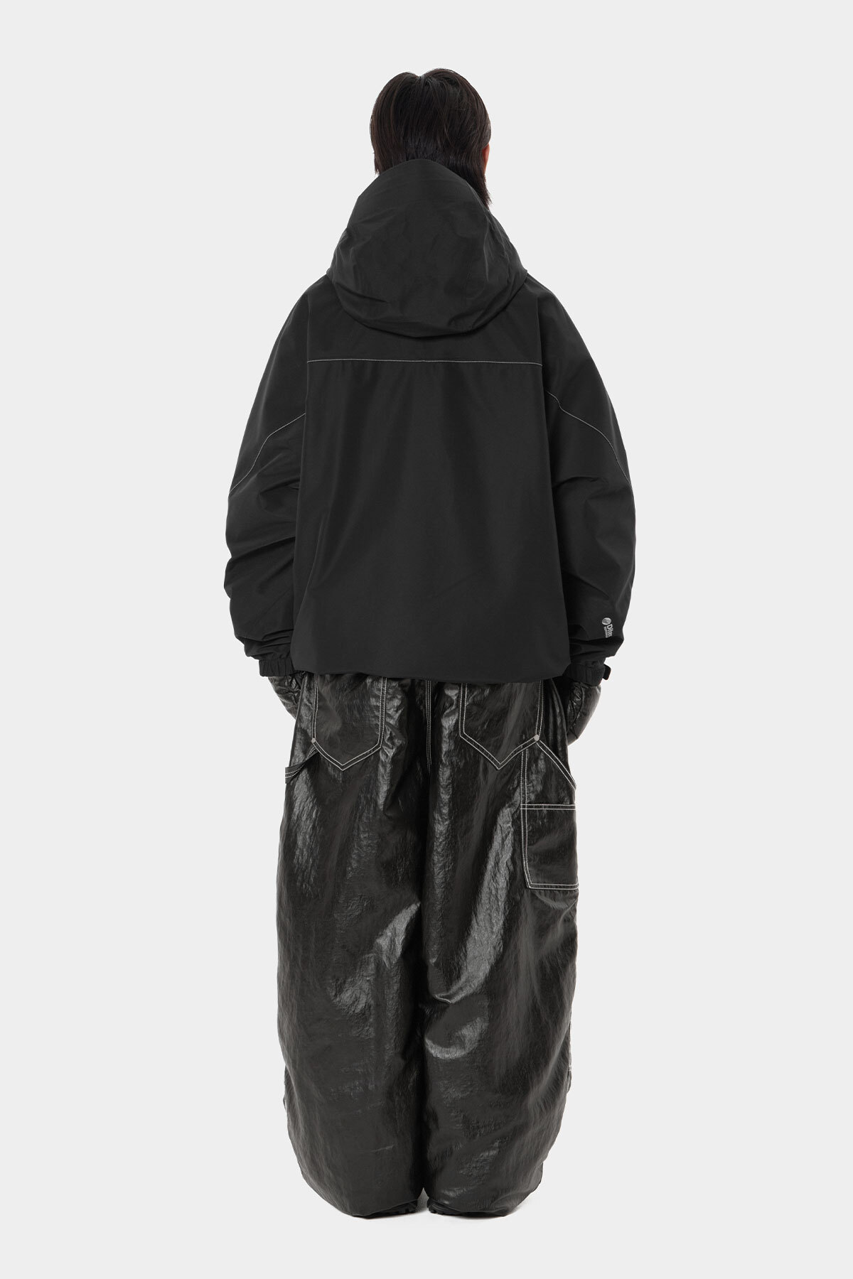 WORKS REFLECTIVE LINE JACKET BLACK 2627