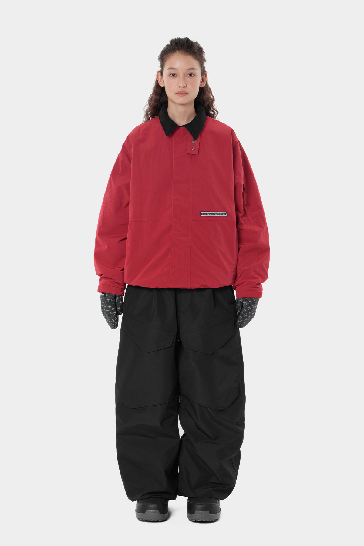 AIR VENT BANDED PANTS (WIDE FIT LV.1) BLACK 2627
