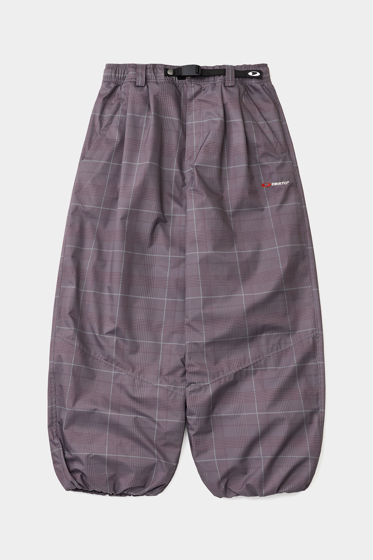 26 AIR FORCE BANDED PANTS (WIDE FIT LV.2) WINE CHECK 2627