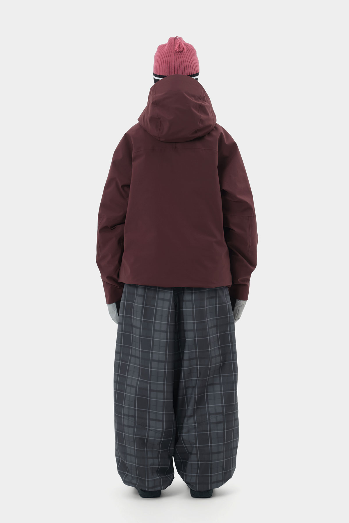 26 AIR FORCE BANDED PANTS (WIDE FIT LV.2) NAVY CHECK 2627