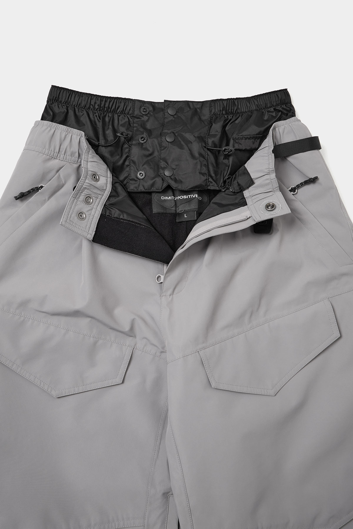 AIR VENT BANDED PANTS (WIDE FIT LV.1) BLACK 2627