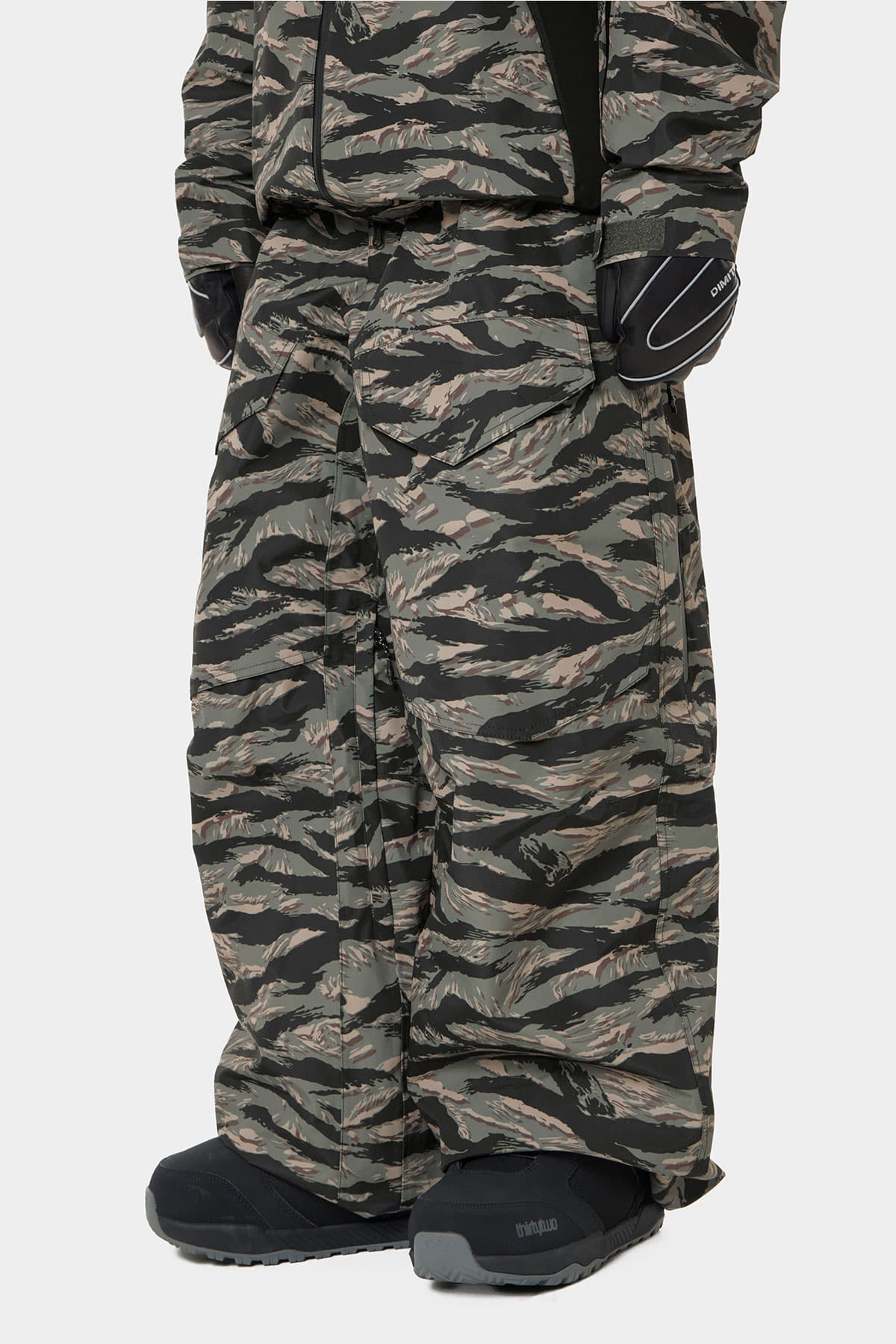 AIR VENT BANDED PANTS (WIDE FIT LV.1) TIGER GREEN 2627