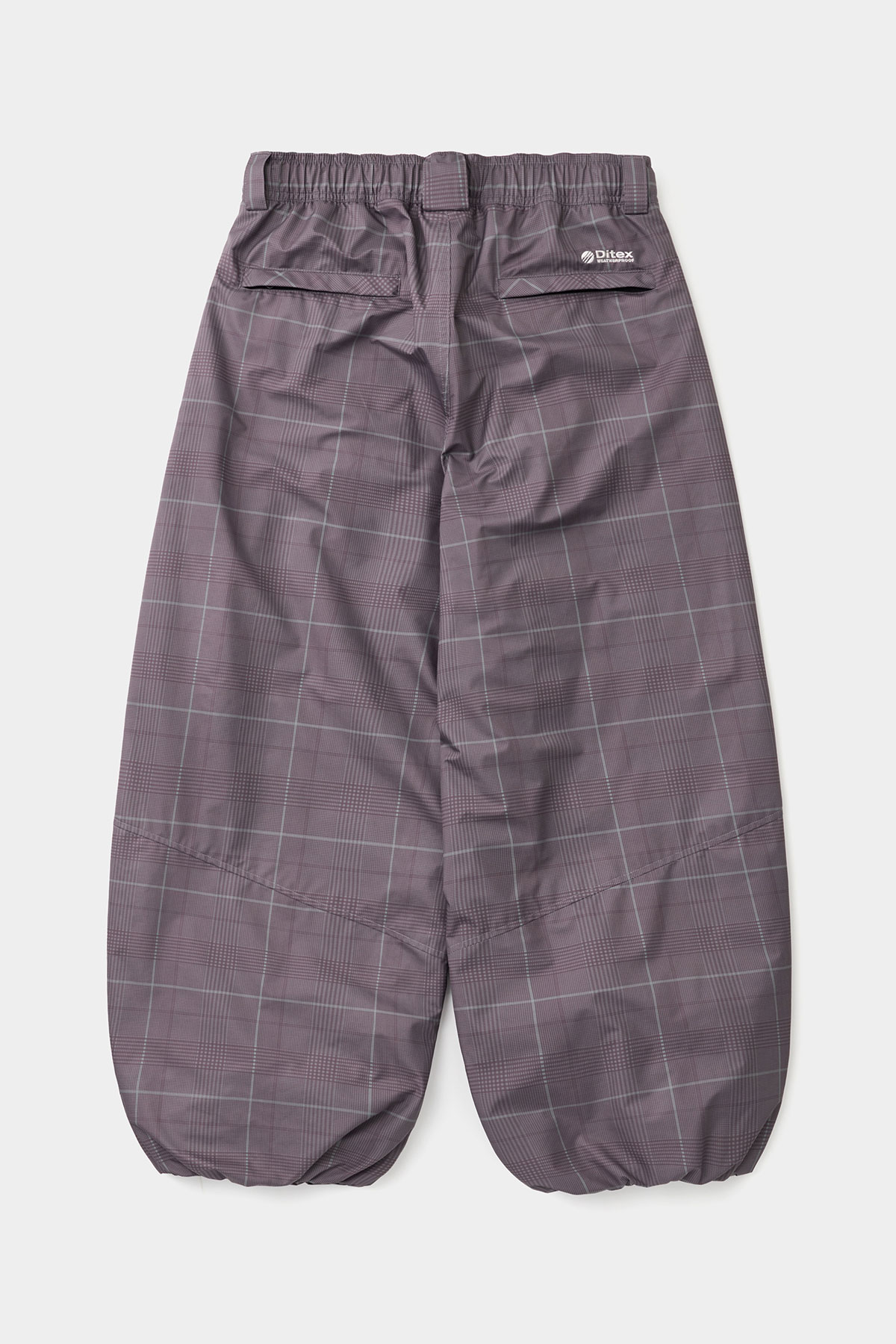 26 AIR FORCE BANDED PANTS (WIDE FIT LV.2) WINE CHECK 2627