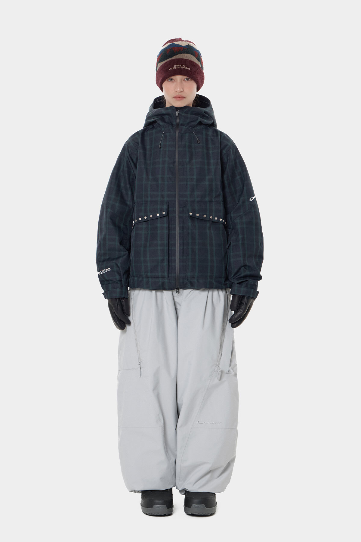 STUD 2L JACKET DEEP CHECK 2627