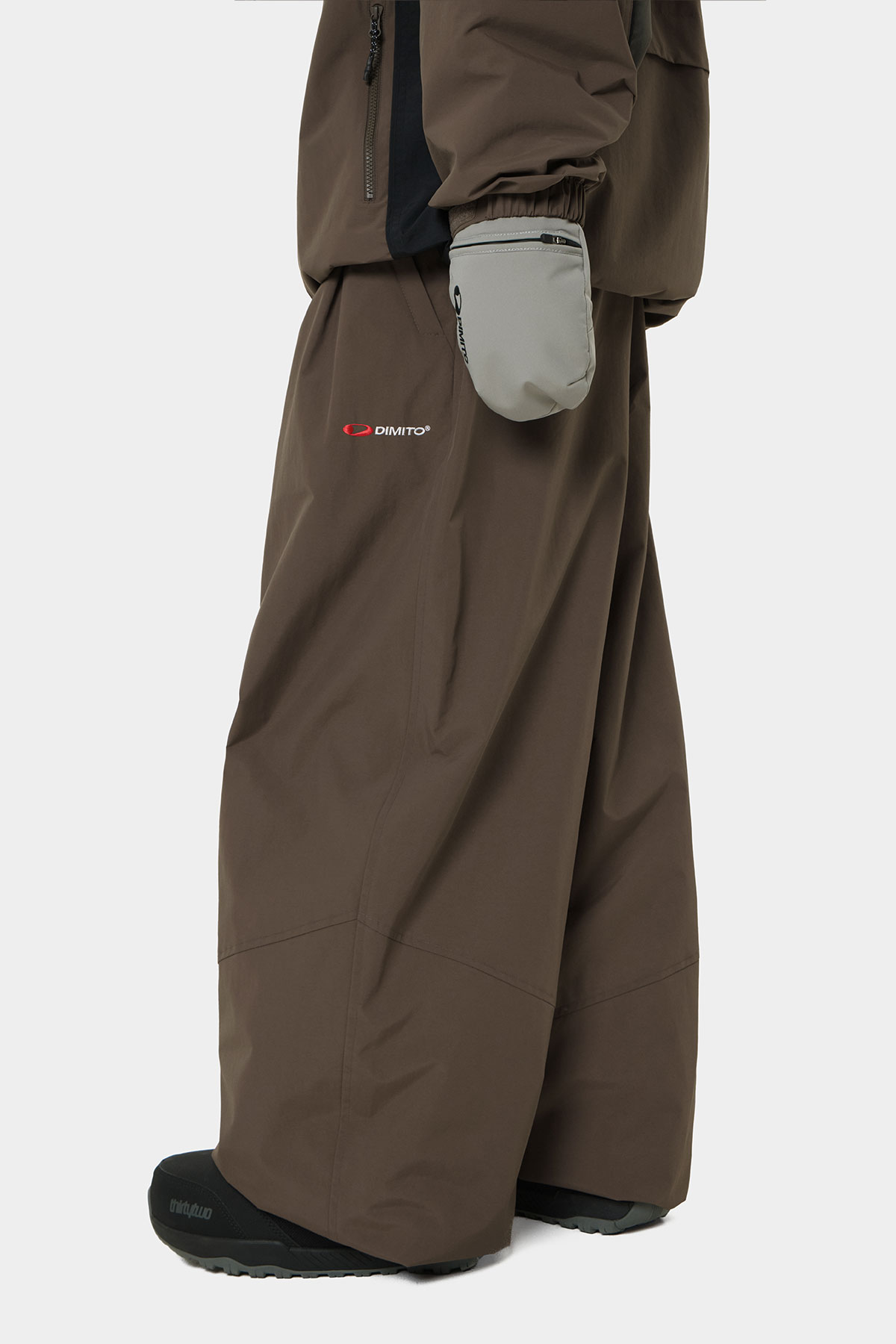 26 AIR FORCE BANDED PANTS (WIDE FIT LV.2) DEEP BROWN 2627