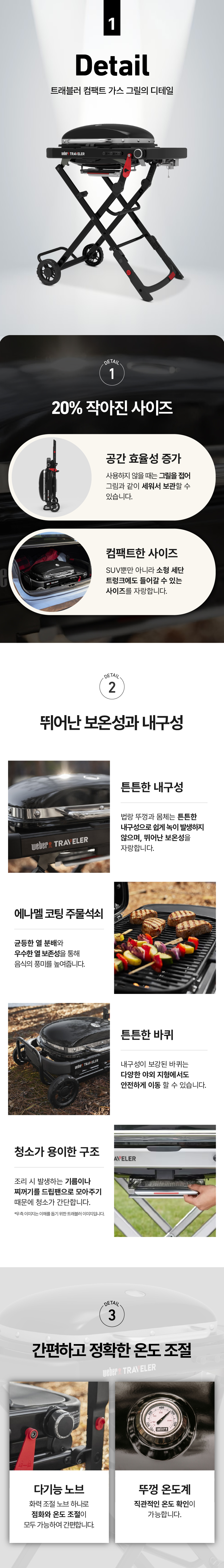 트래블러 컴팩트 가스그릴