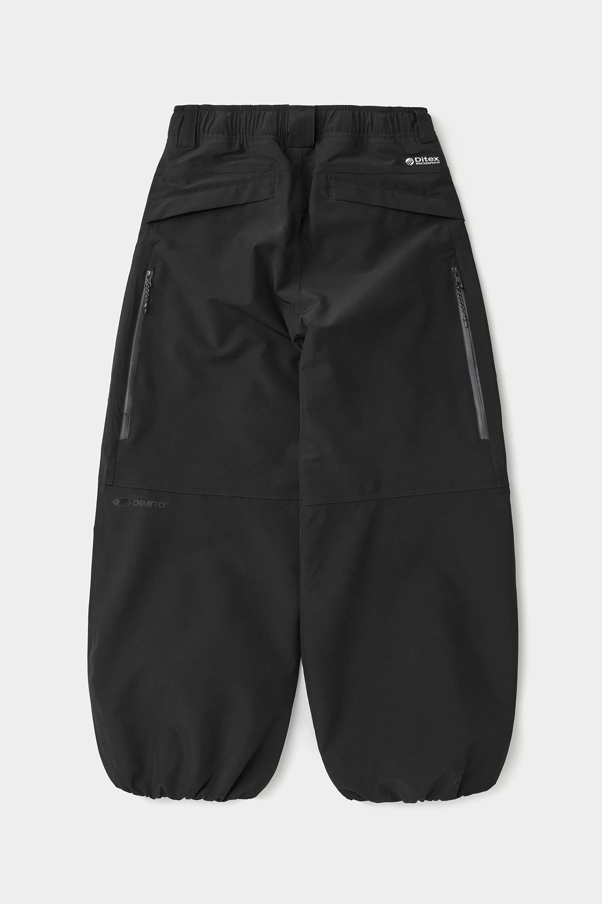 AIR VENT BANDED PANTS (WIDE FIT LV.1) BLACK 2627