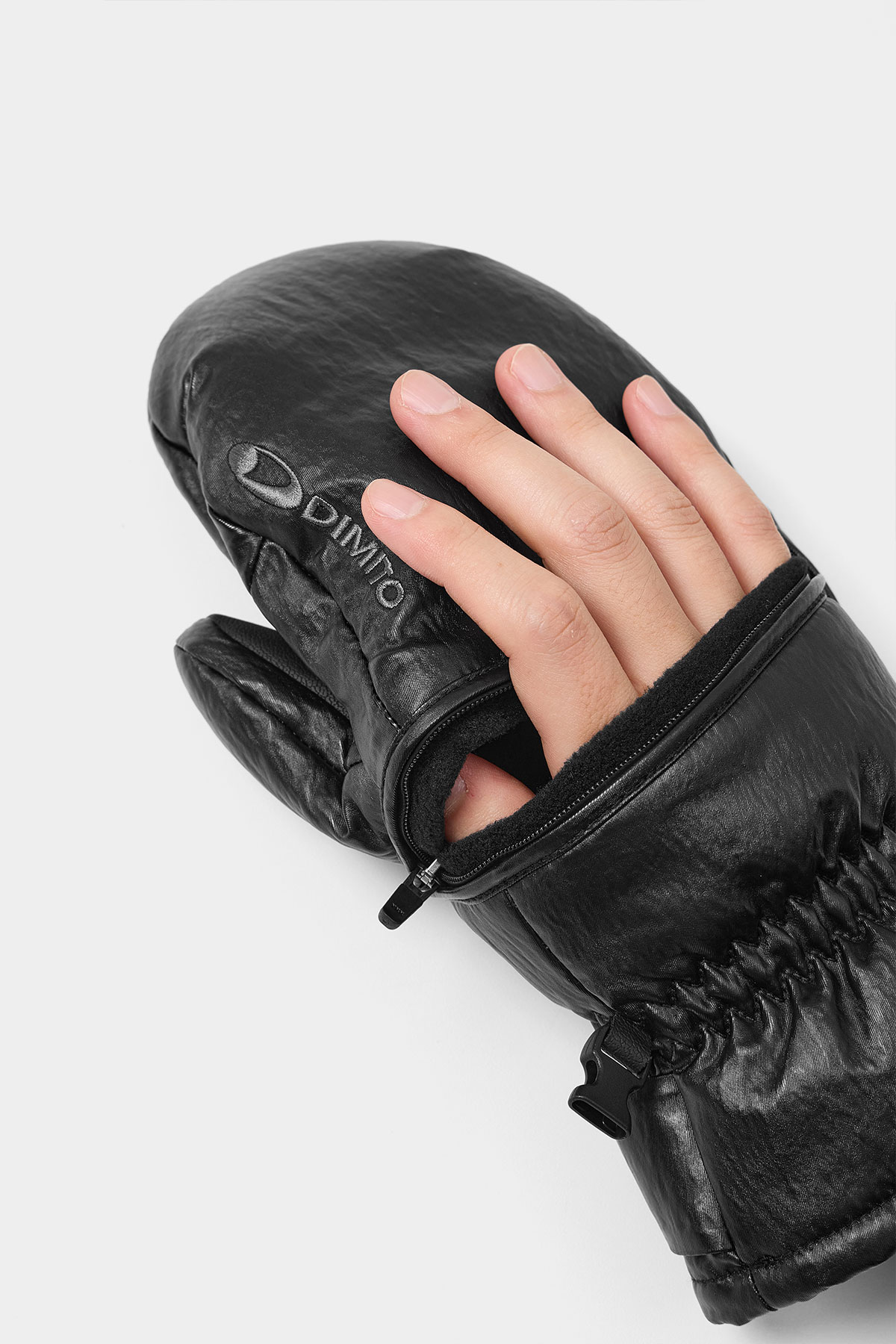 EASY OPEN MITTEN COATED BLACK 2627