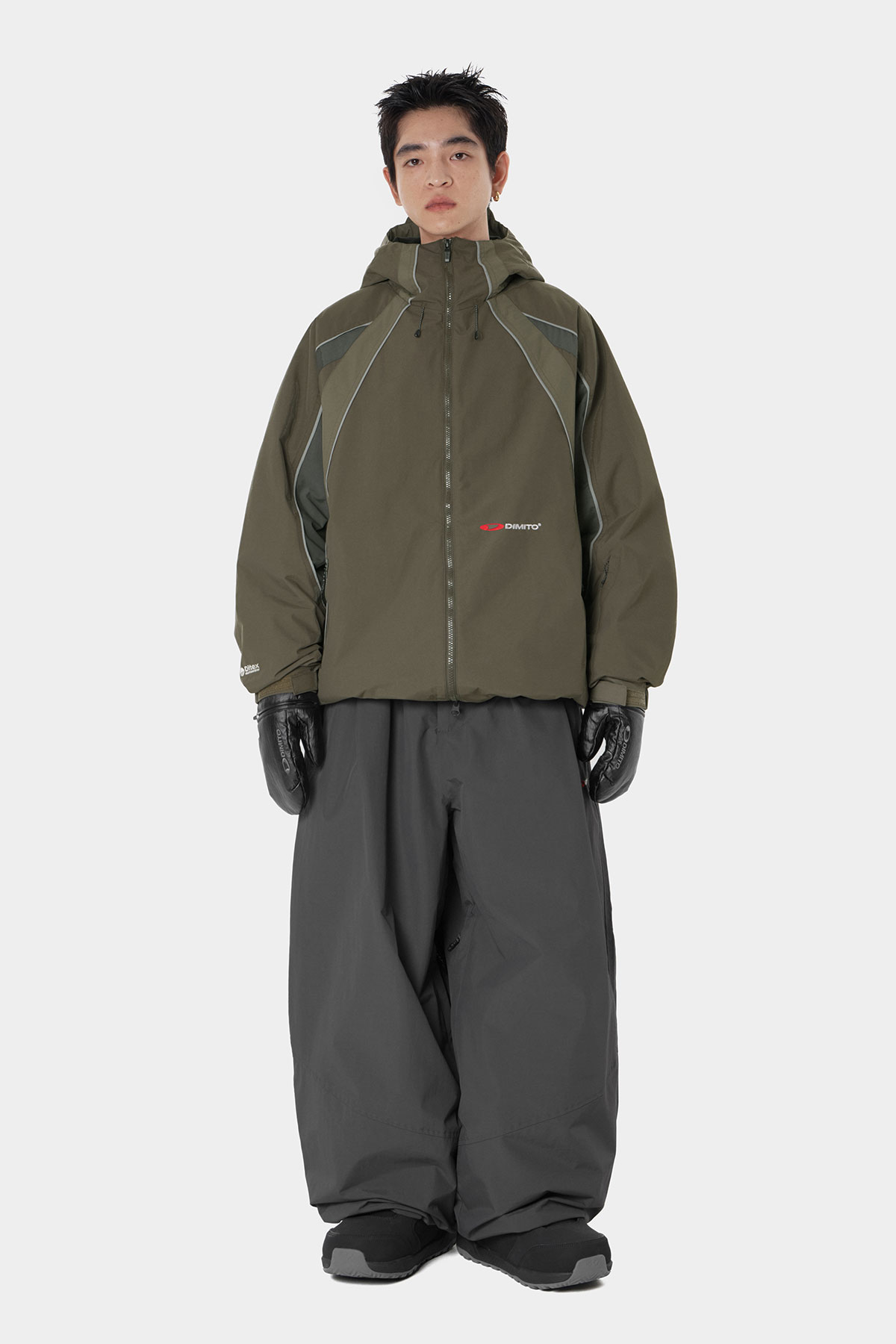 26 AIR FORCE BANDED PANTS (WIDE FIT LV.2) CHARCOAL 2627
