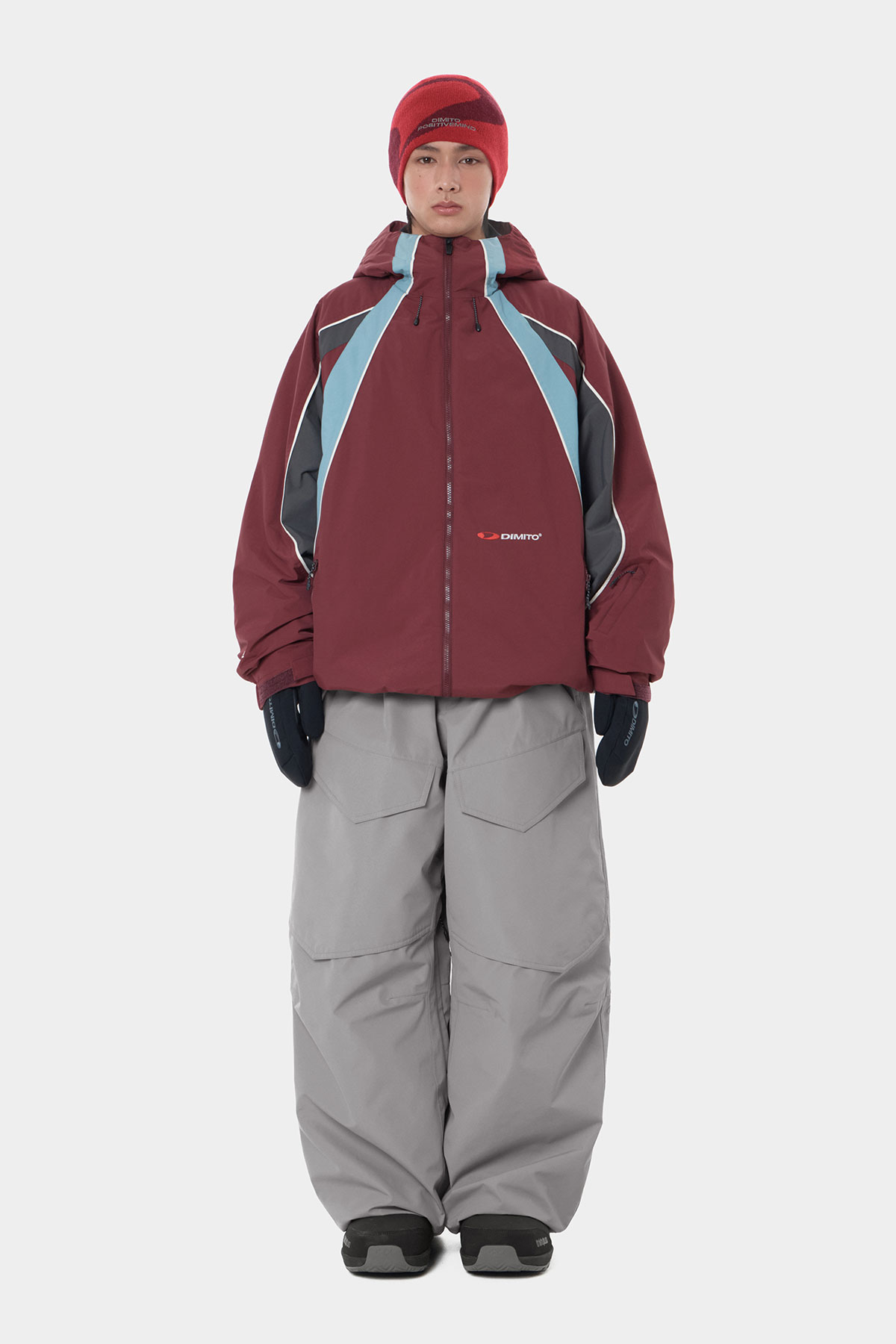 AIR VENT BANDED PANTS (WIDE FIT LV.1) GREY 2627