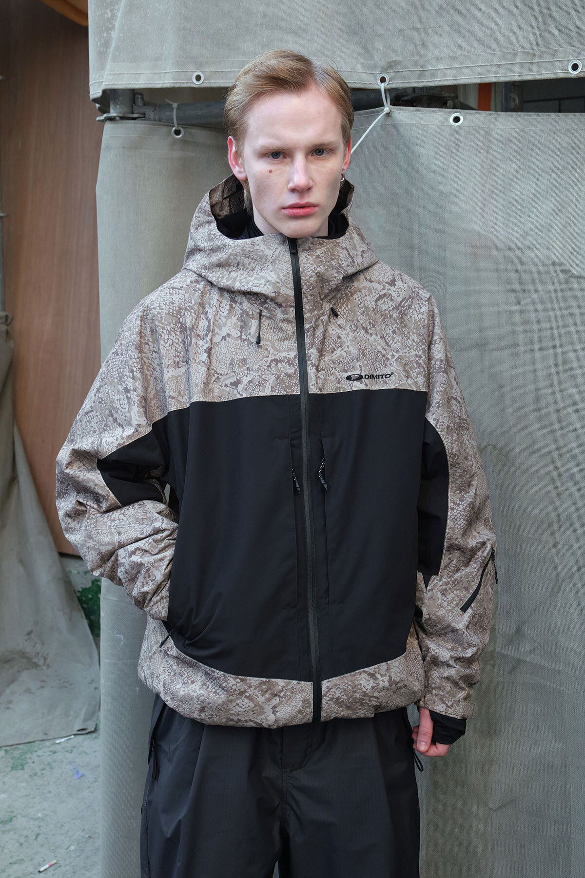 WORKS REFLECTIVE LINE JACKET DESERT SNAKE 2627