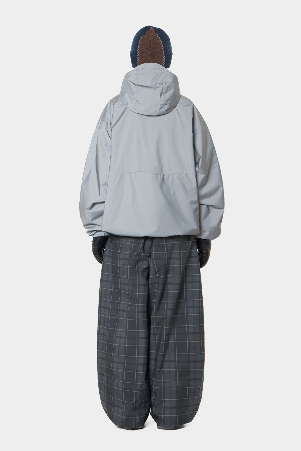 26 AIR FORCE BANDED PANTS (WIDE FIT LV.2) NAVY CHECK 2627