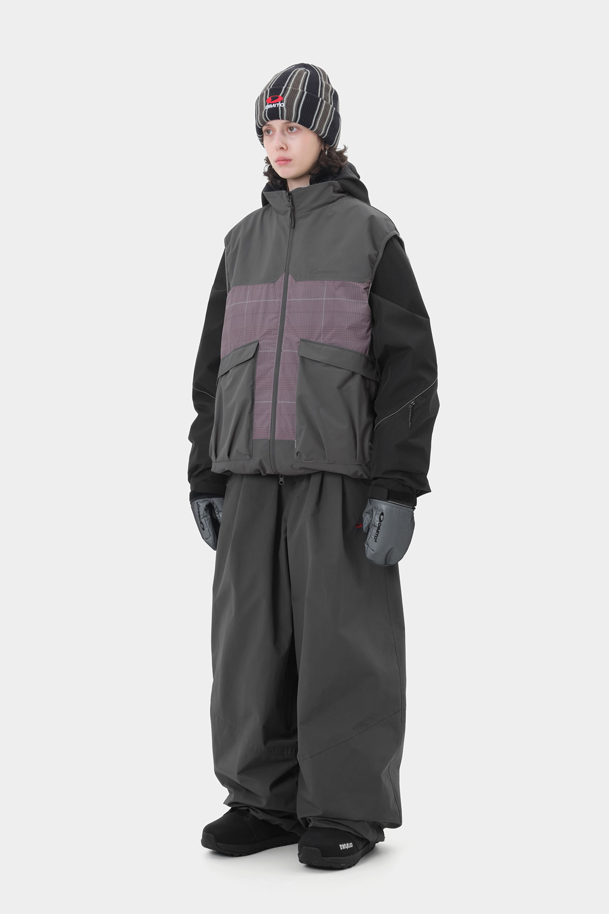 26 AIR FORCE BANDED PANTS (WIDE FIT LV.2) CHARCOAL 2627