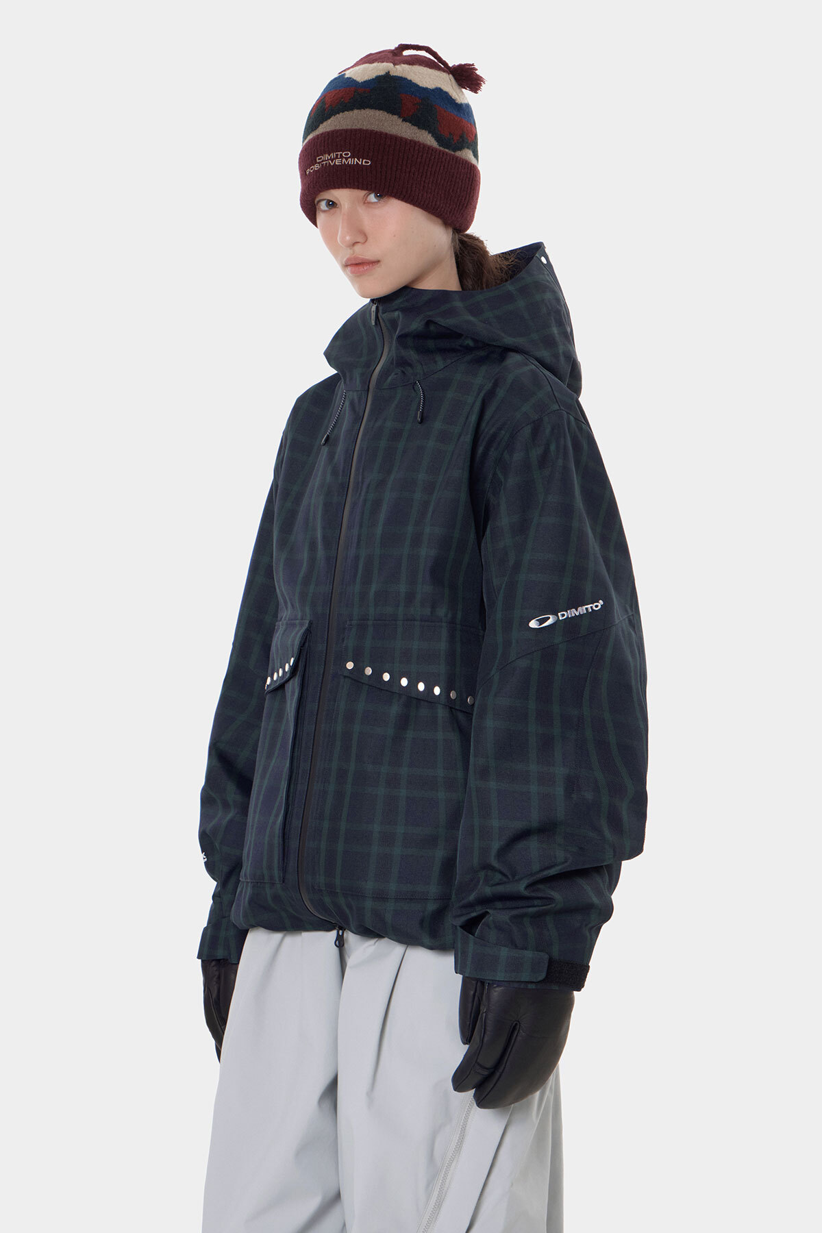 STUD 2L JACKET DEEP CHECK 2627