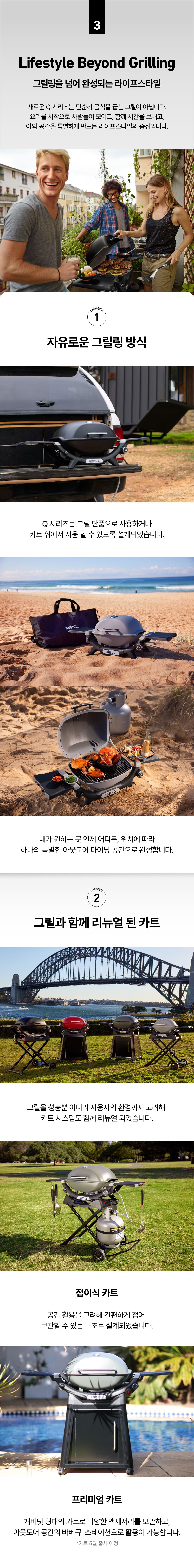 Q2800N+ 가스 그릴 블랙