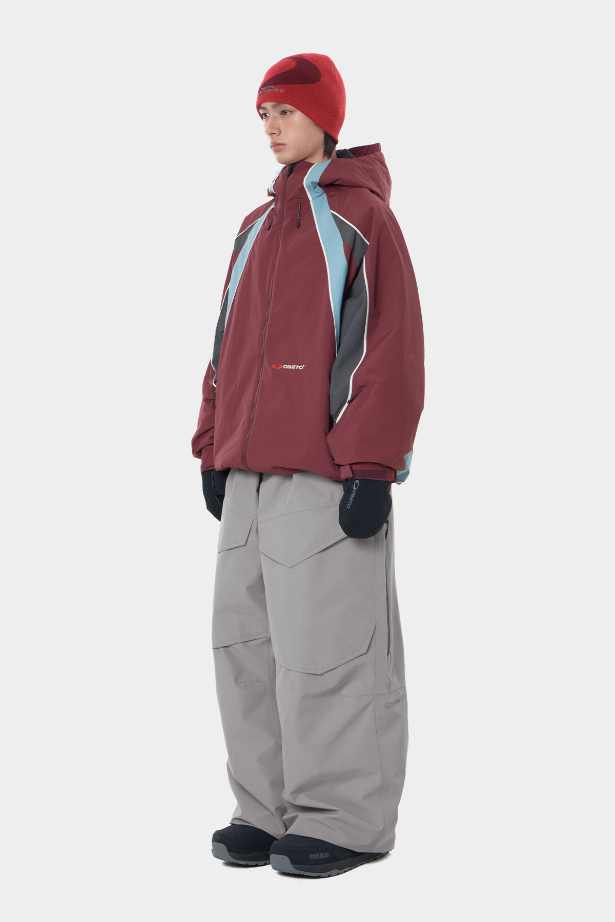 AIR VENT BANDED PANTS (WIDE FIT LV.1) GREY 2627