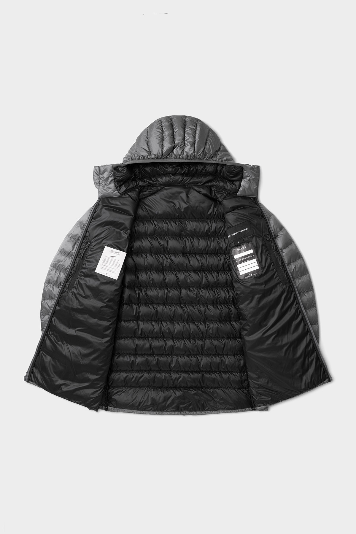 OPTIMUM DOWN JACKET GUNMETAL 2627