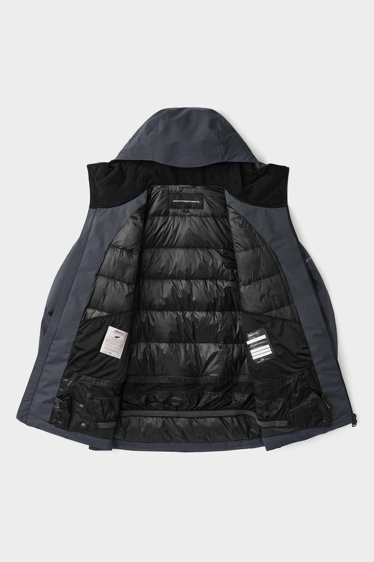 APEX DOWN JACKET BLUE STEEL 2627