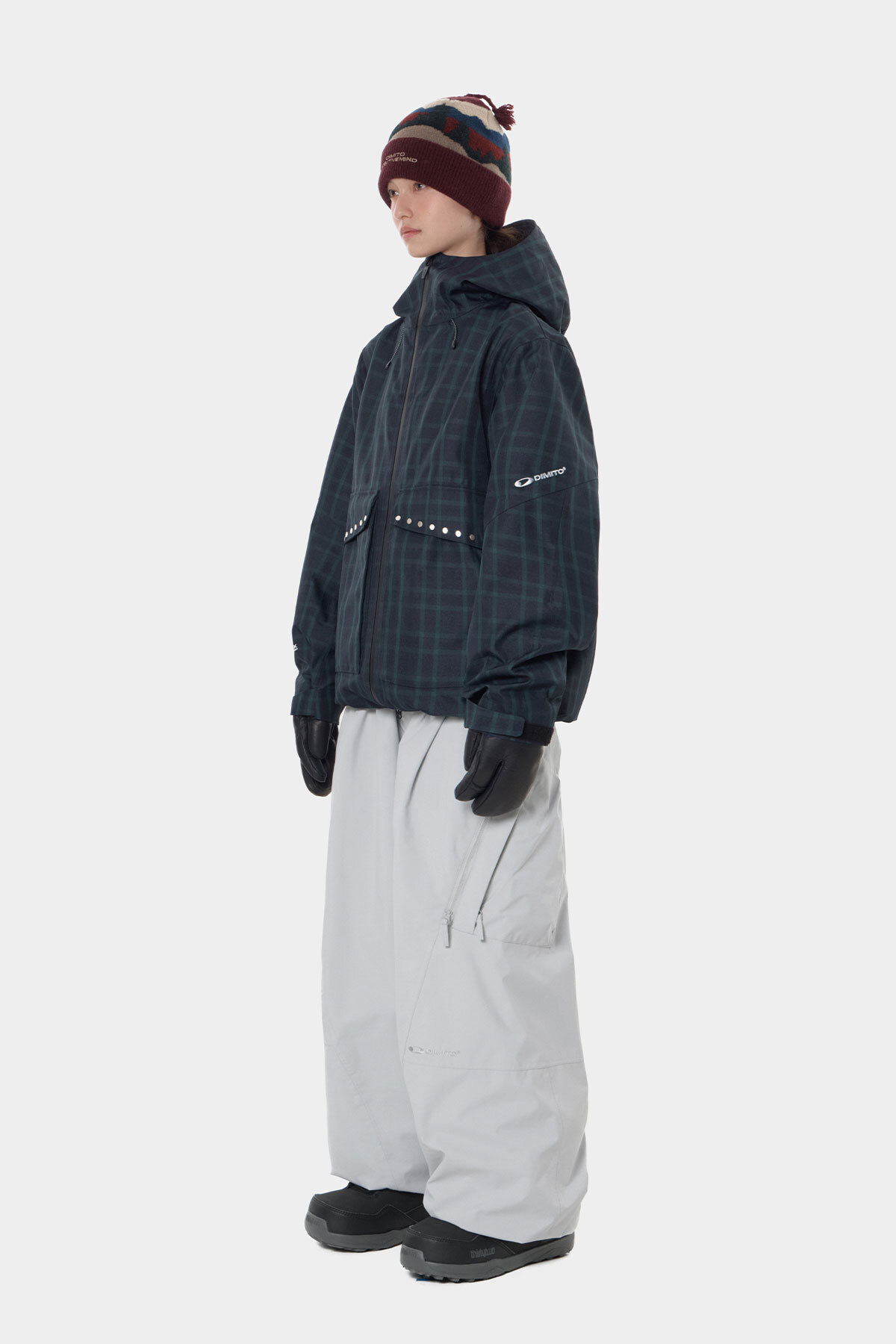 STUD 2L JACKET DEEP CHECK 2627