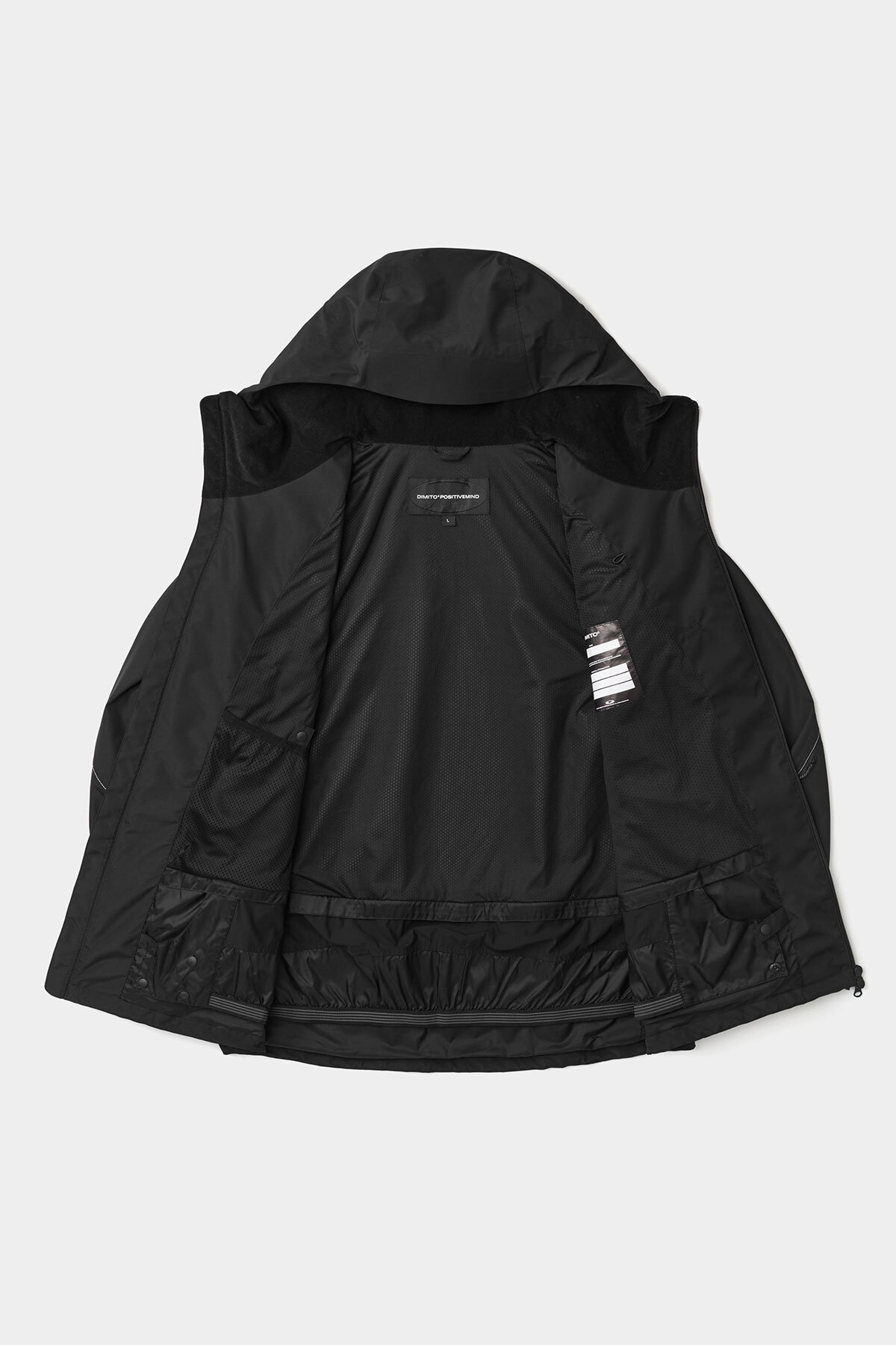 WORKS REFLECTIVE LINE JACKET BLACK 2627