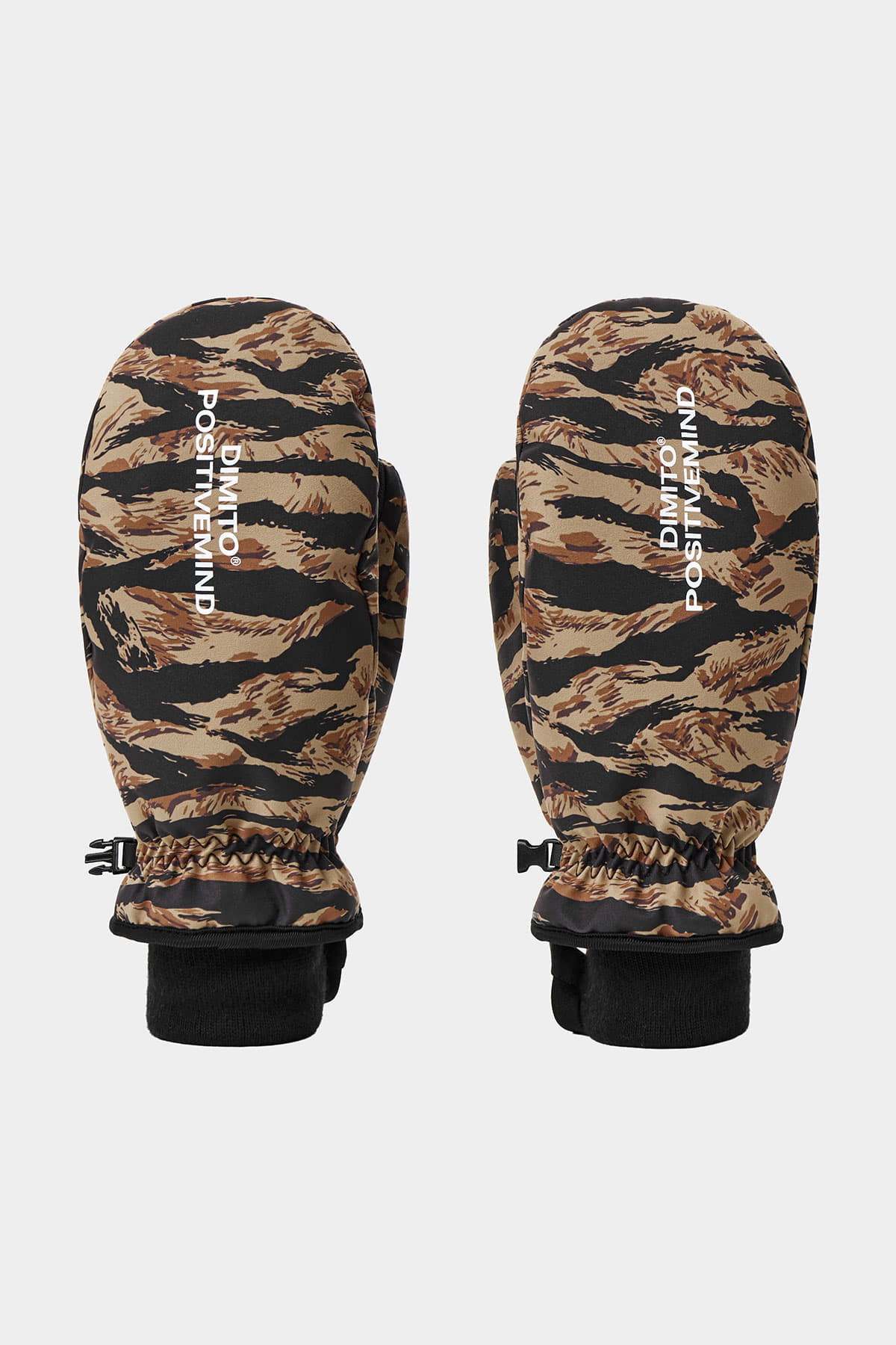 PATTERN MITTEN TIGER BROWN 2627