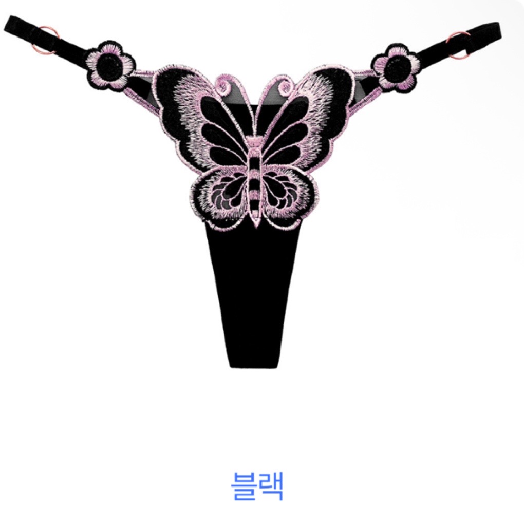 슬림라인 나비 스트링 T팬티