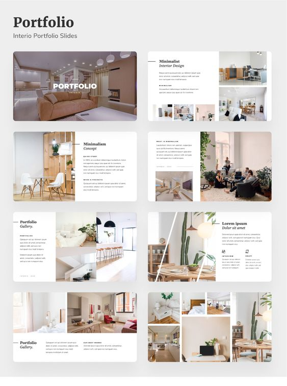 interior portfolio design layout