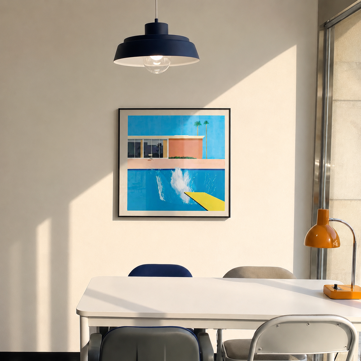 데이비드 호크니 David Hockney - A Bigger Splash(액자 포함)