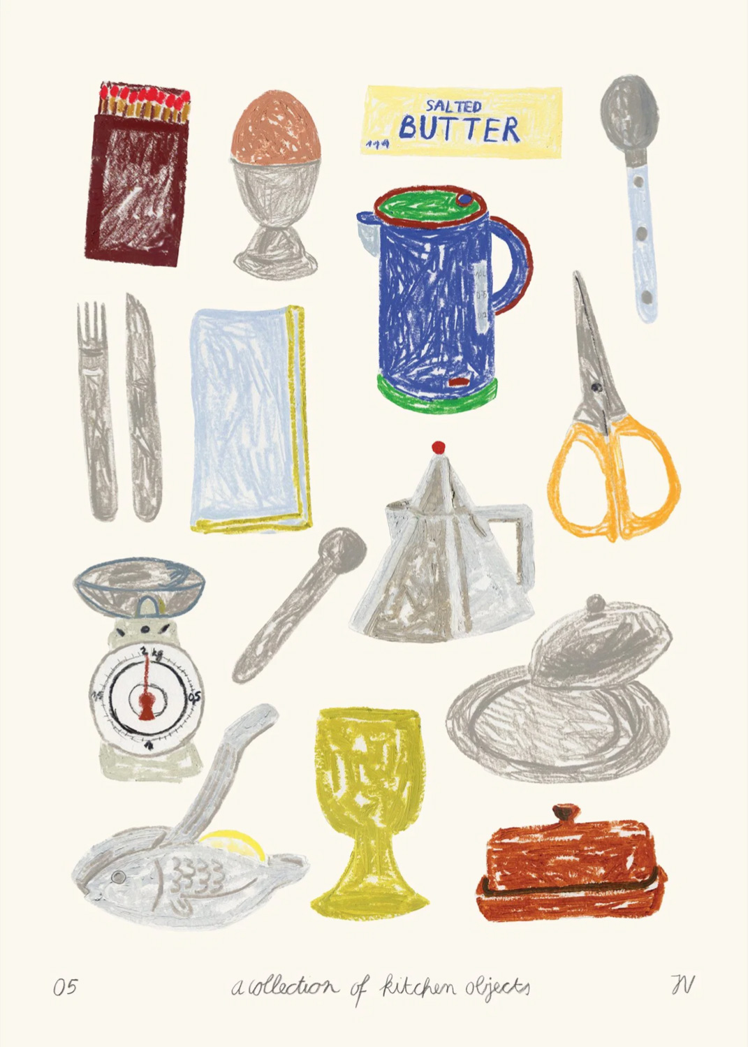 이자벨 반데플라셰 Isabelle Vandeplassche - A Collection of Kitchen Objects