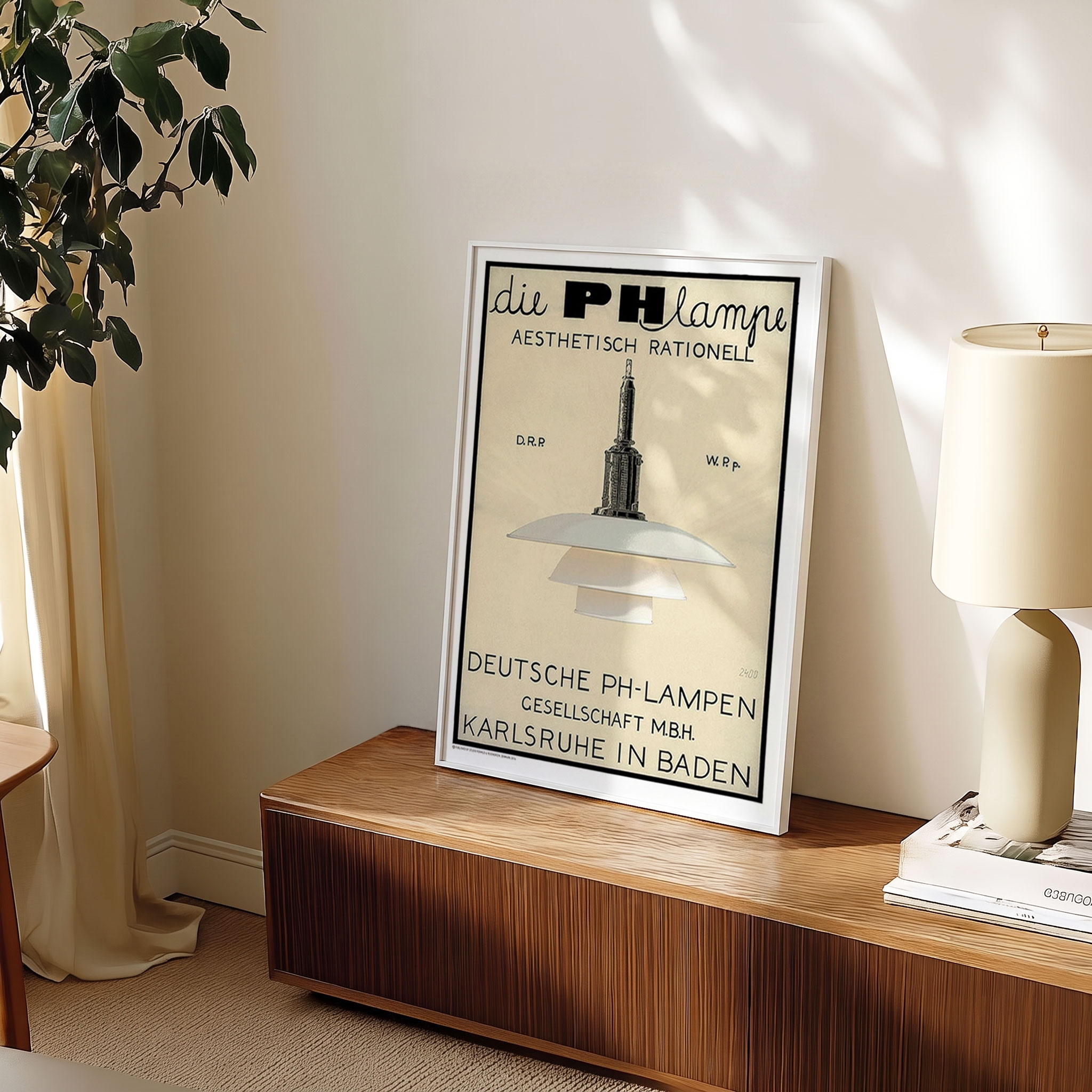 루이스 폴센 LOUIS POULSEN PH LAMP, WHITE (액자 포함)