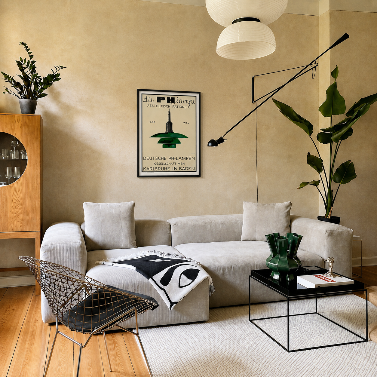 루이스 폴센 LOUIS POULSEN PH LAMP, GREEN (액자 포함)