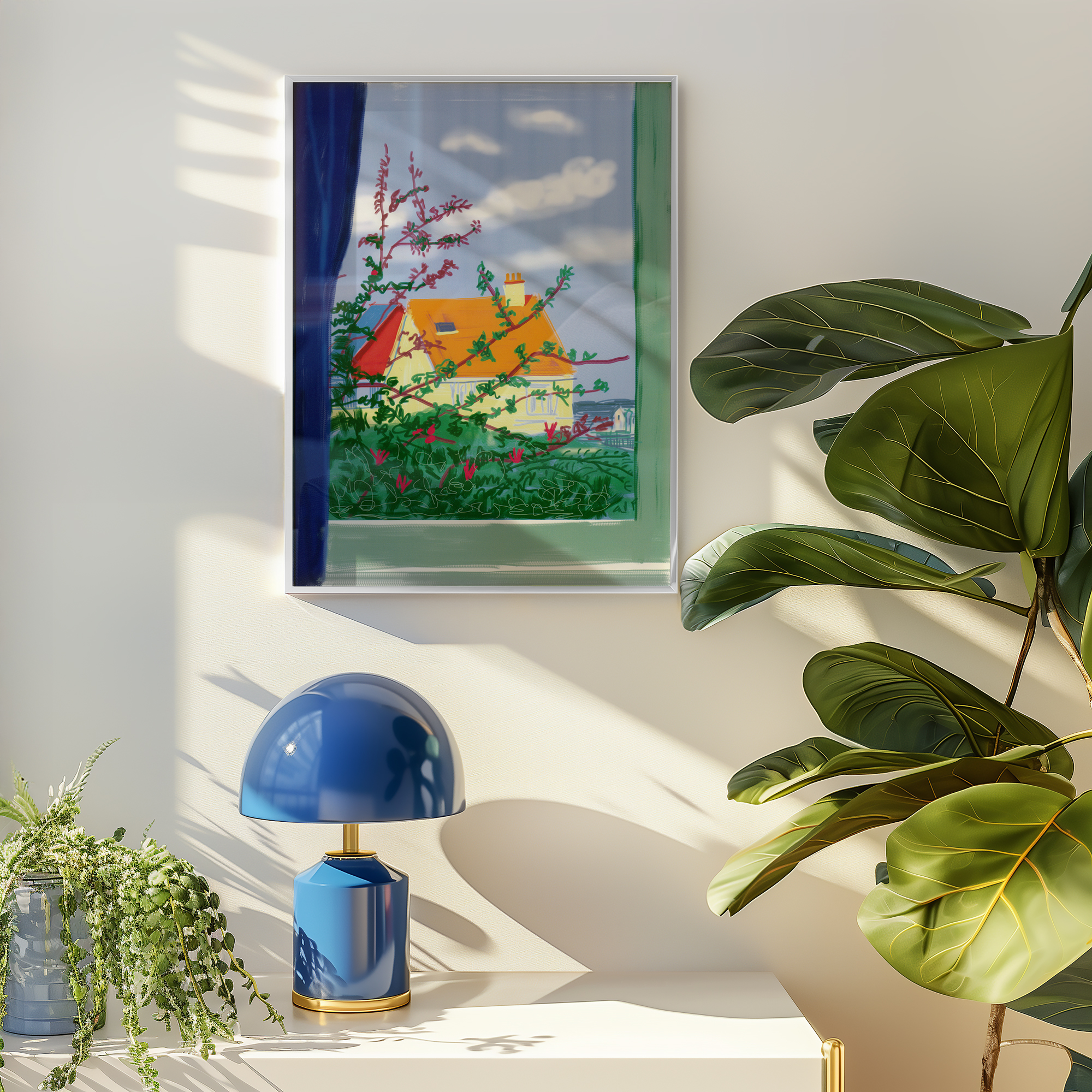 데이비드 호크니 David Hockney - My Window No.772