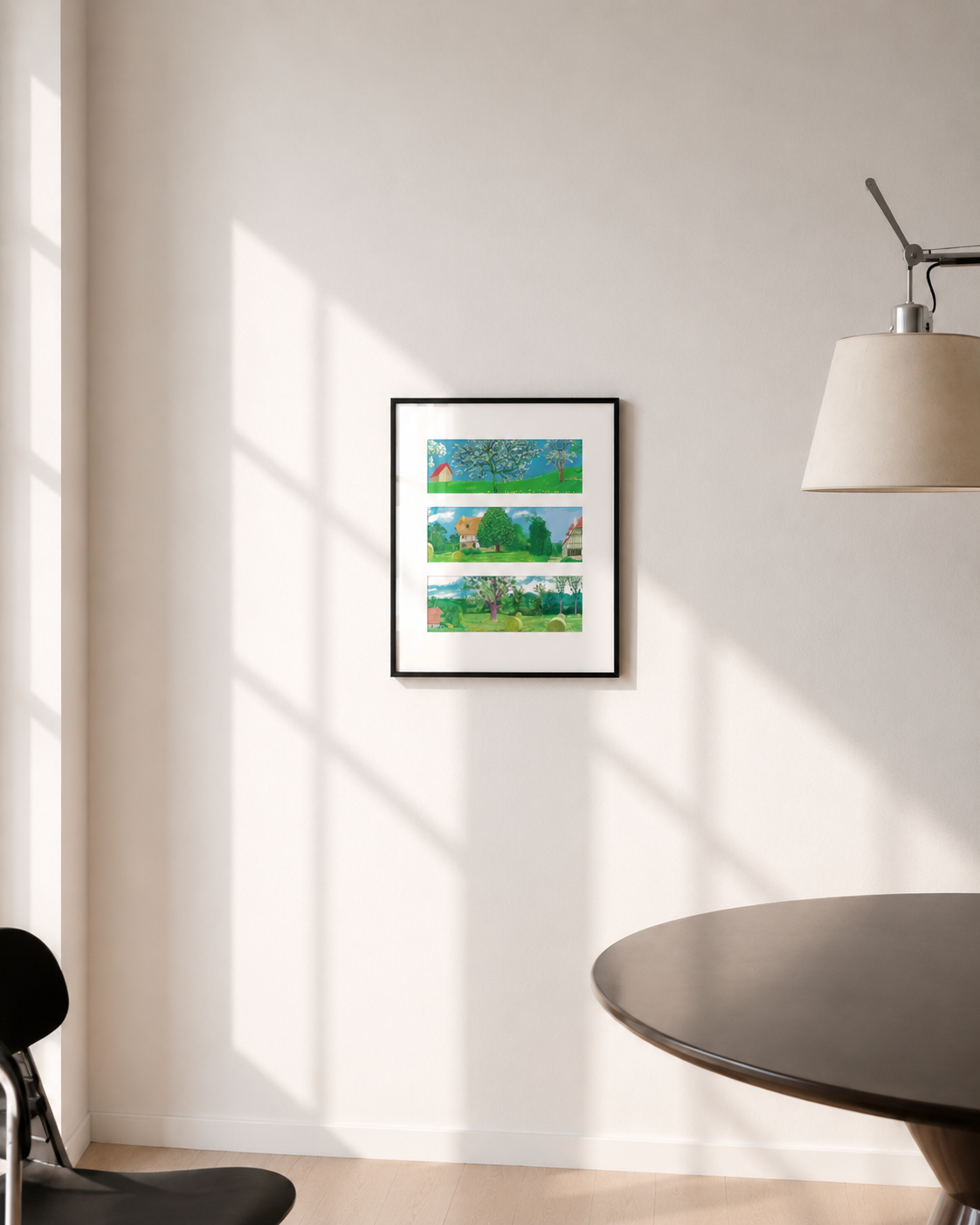 데이비드 호크니 David Hockney - A Year in Normandie Collection (액자포함)