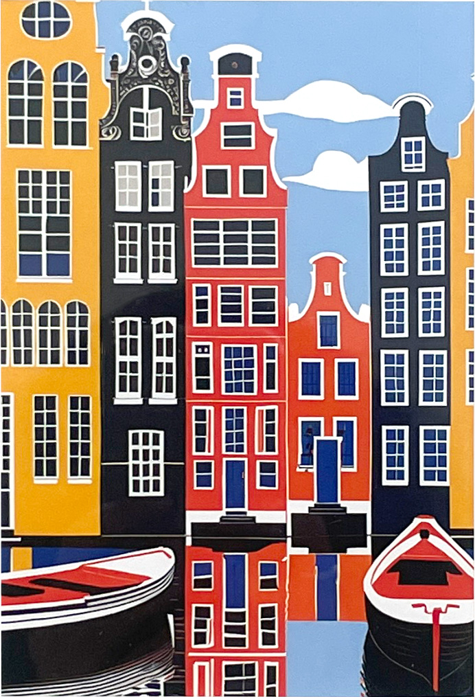 제이.에스. 페이버 J.S. Faiber - Amsterdam 'canal' # 2