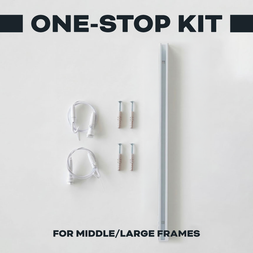 원스톱 키트 ONE-STOP KIT : 중대형액자용 레일