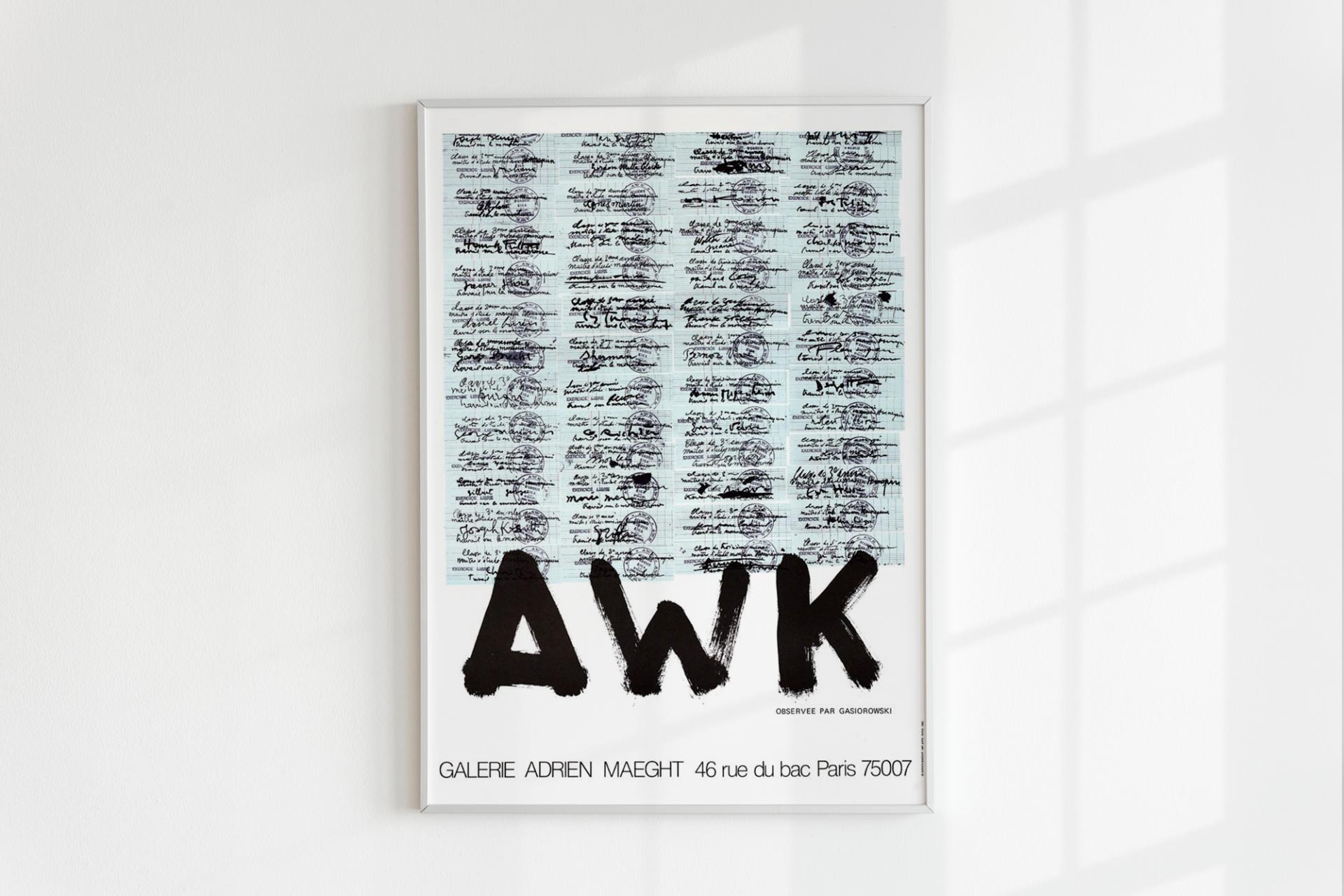 제라드 가시오로브스키 Gerard Gasiorowski - AWK poster