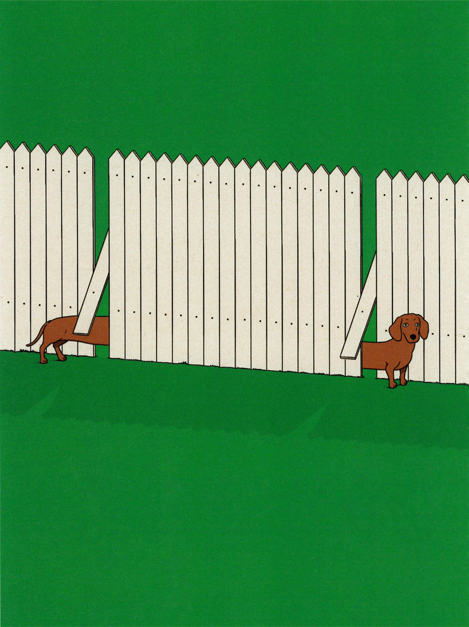 사이먼 베일리 simon bailly - Sausage Dog (액자포함)_매트지