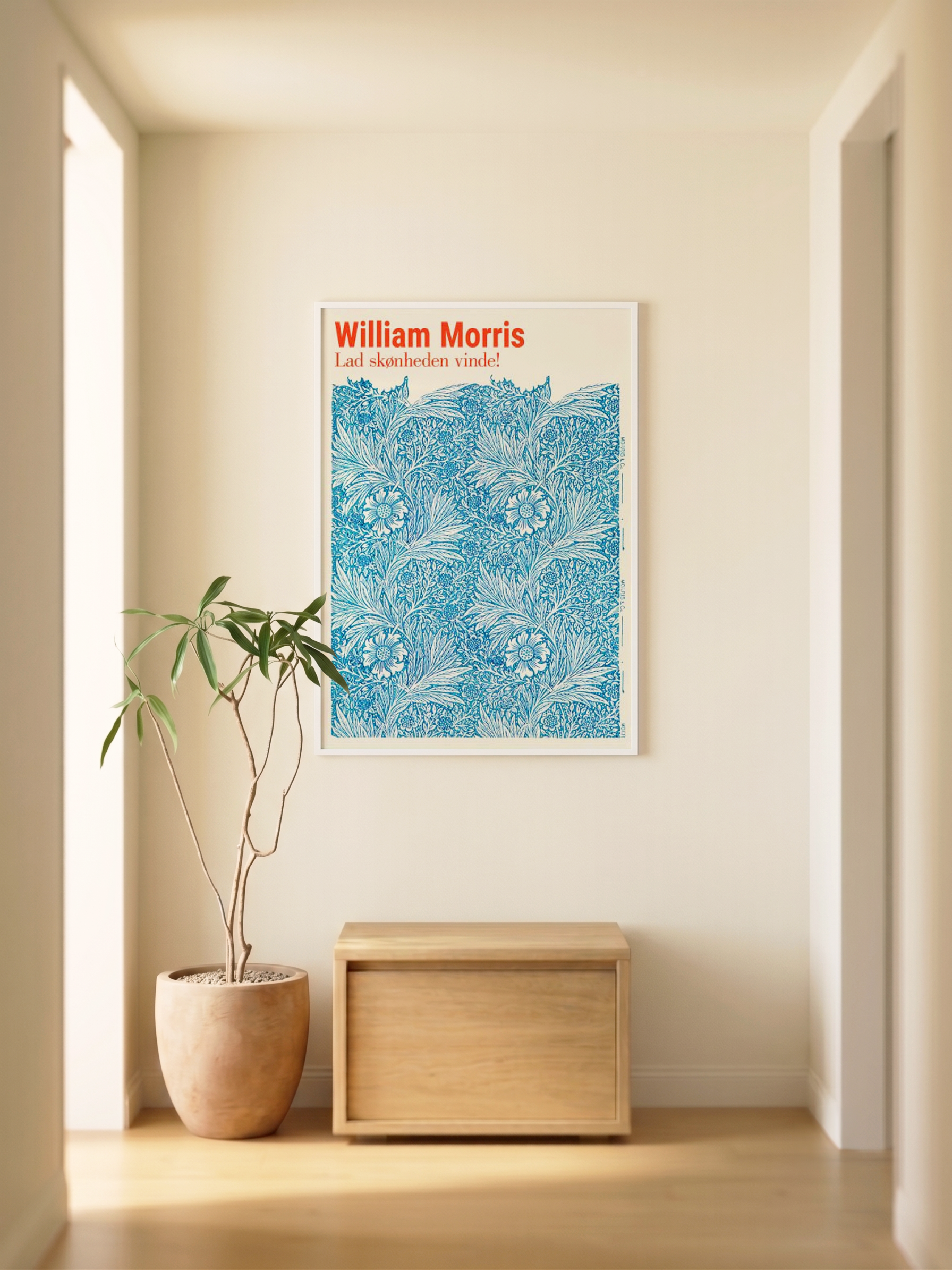 윌리엄 모리스 William Morris - Let the Beauty Wins(액자 포함)