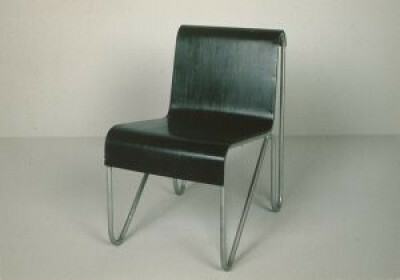 게리트 리트벨트 Gerrit Rietveld - Bracket chair (액자포함)