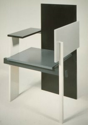 게리트 리트벨트 Gerrit Rietveld - Berlin Chair (액자포함)