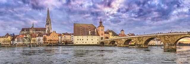 도나우강의 고도, 레겐스부르크 (Regensburg)