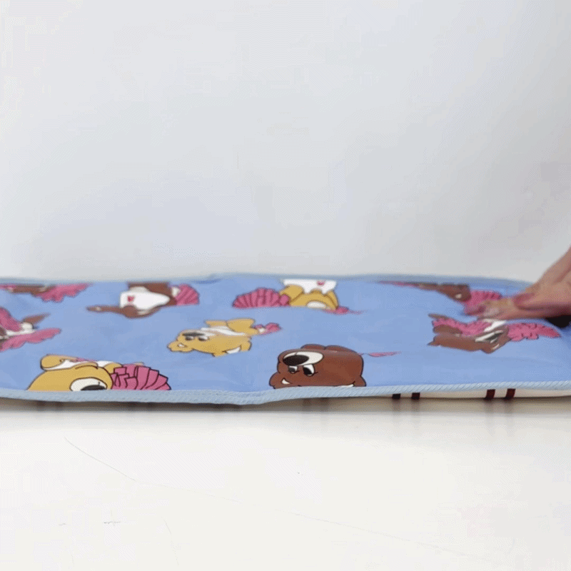 조이베어 스트라이프 양면 쿨매트