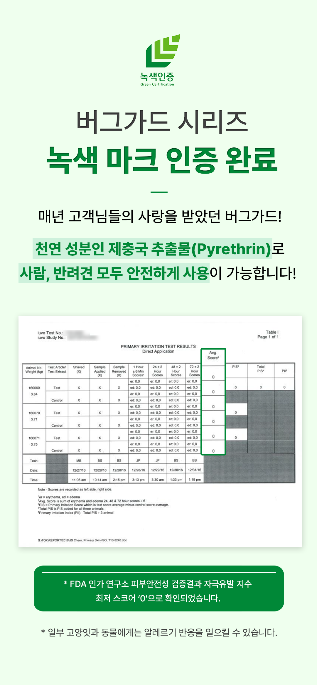 스윔 버디즈 버그가드 쿨링 탑