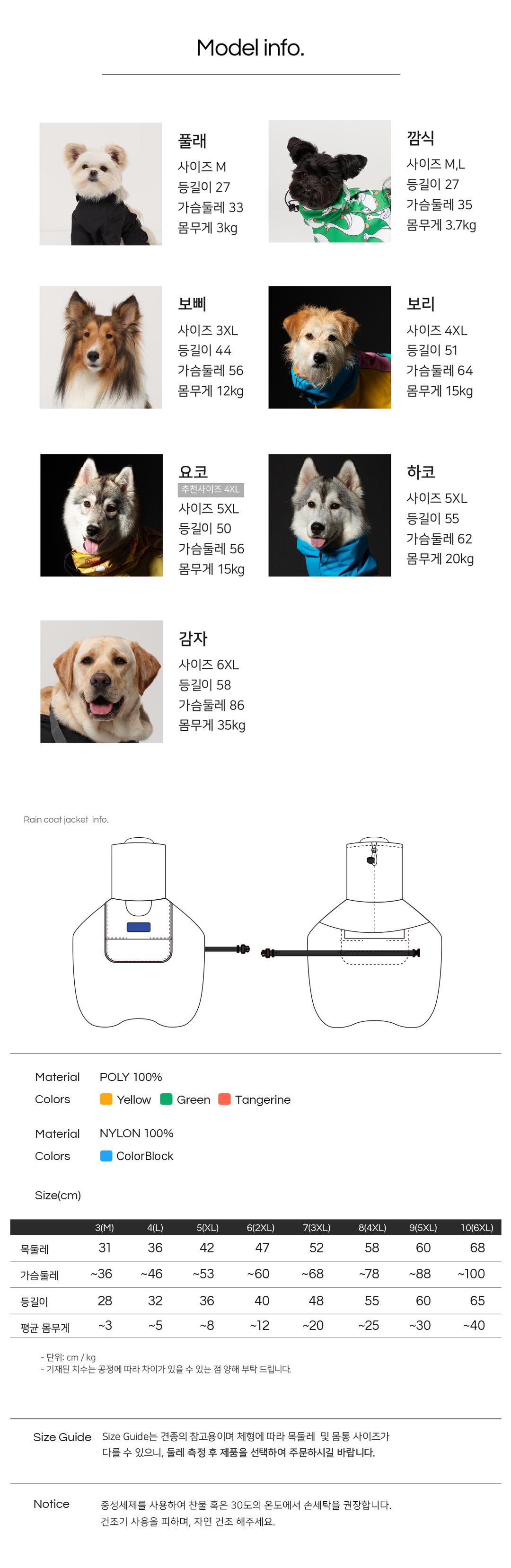 앤블랭크 레인코트 자켓