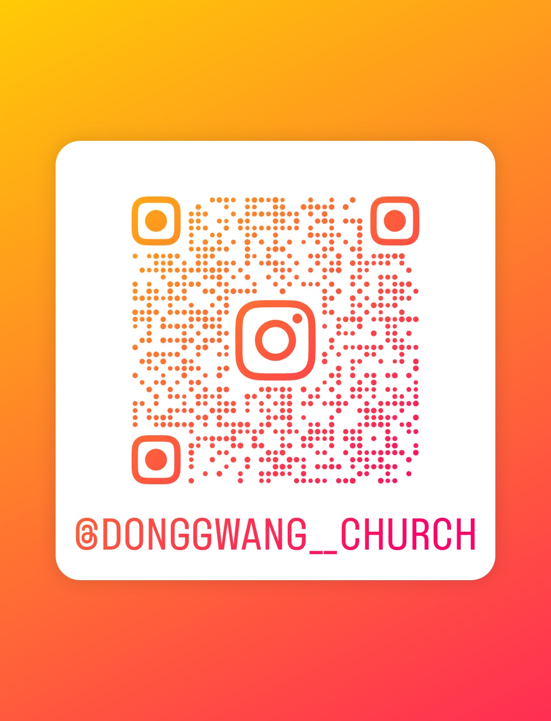 Instagram QR Code for @DONGGWANG__CHURCH