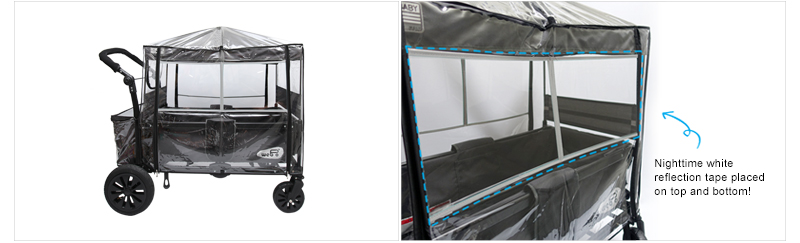 diy wagon rain cover