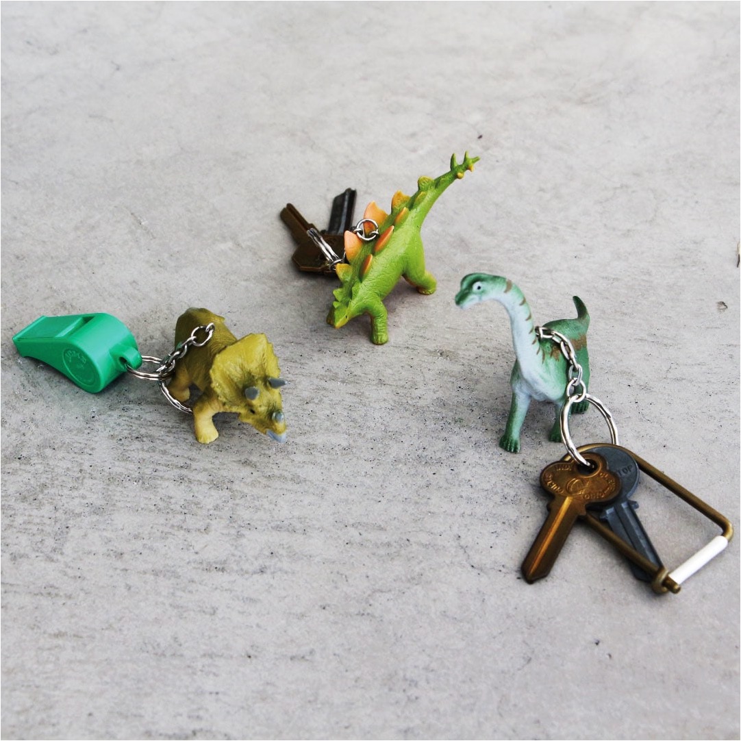 ANIMAL KEYRING(TRICERATOPS)_AUS