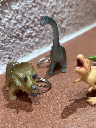 ANIMAL KEYRING(TRICERATOPS)_AUS