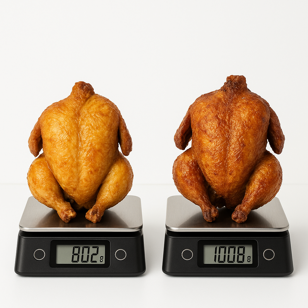 치킨 무게 차이.png